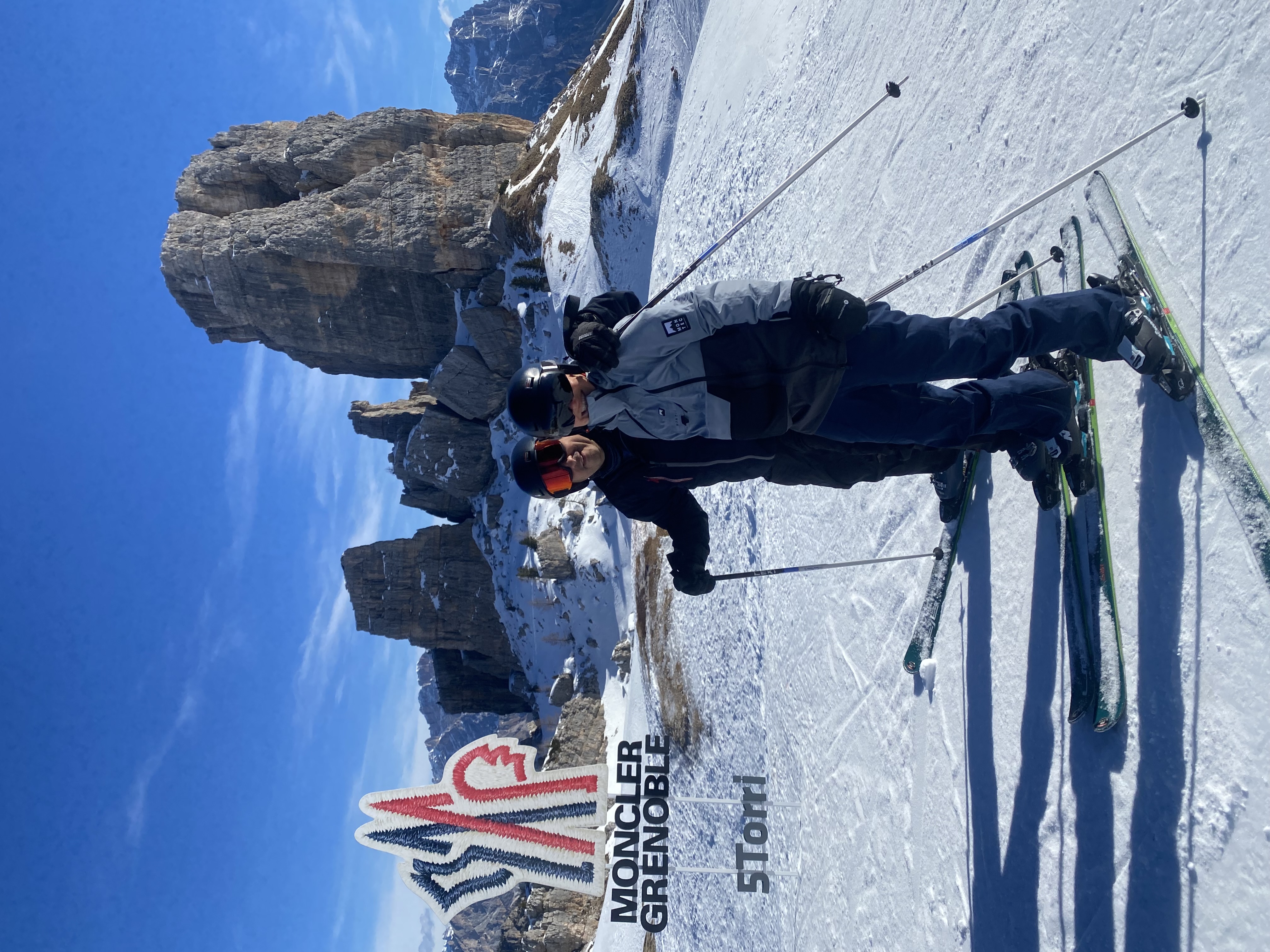 Skiing in Cortina